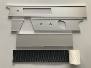 Aluminium Leisten Blenden Armaturenbrett 4-teilg 1969-73 für Porsche 911 LHD Neu - Bild 1 von 5