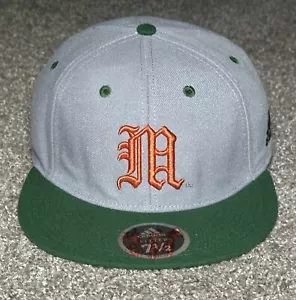 Adidas Herren Fitted Cap Miami Hurricanes NCAA Baseball Größe 7 (1/2) Neu mit Etikett - Bild 1 von 15