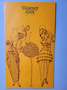 Años 70? Regency Hill ¿Canadá francés? Menú Original - Imagen 1 de 7