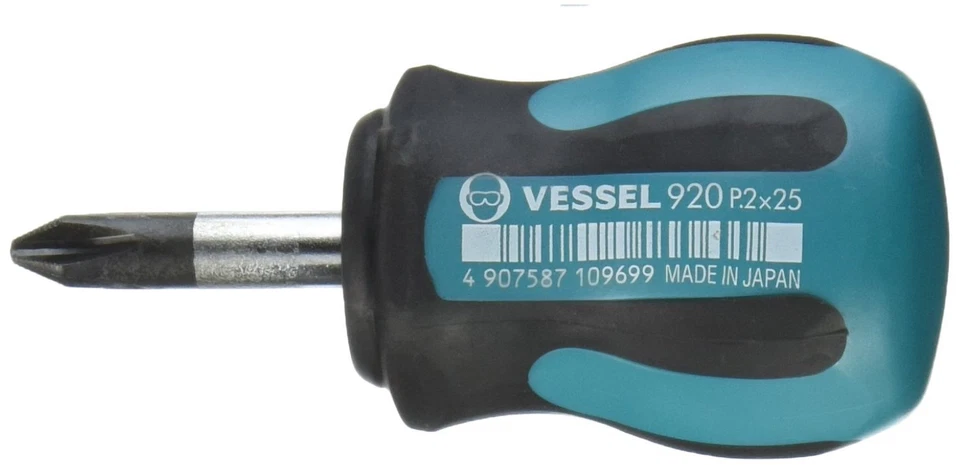 VESSEL Megadora Stubby Driver No. 920 + 2×25 Japan import Free shipping - Image 1 of 1