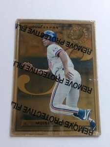 1996 Leaf Preferred * Steel Gold Promo * #74 Moises Alou  HOBBY DEALER EXCLUSIVE