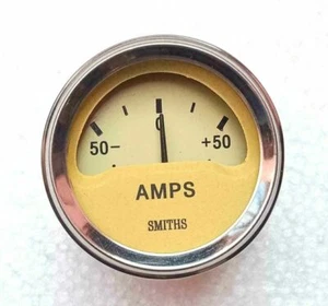 SMITHS AMPERE GAUGE 50-0-50 -Cream - Bild 1 von 2