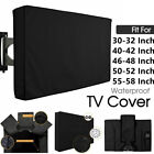 Dustproof Waterproof TV Cover Outdoor Patio Flat Television Protector 30