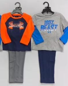Infant Baby Boy's Under Armour Long Sleeve Shirt and Athletic Pants Outfit Set - Picture 1 of 3