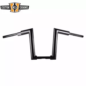 Gloss Black 2" Fat 14”Rise Beefies Handlebar Fits For Harley Softail 1.25"Clamp - Foto 1 di 1