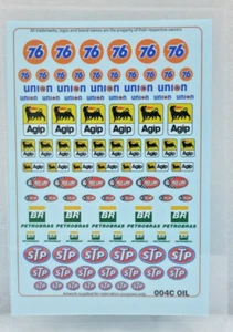 CG Slot Cars 004C Restoration Waterslide Decals 1:32 Slot Car Accessory - Picture 1 of 1