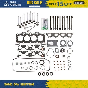Head Gasket Set Intake Exhaust Valves Fit 92-95 Honda Civic D15B1 D15B7 D16A6 - Bild 1 von 12