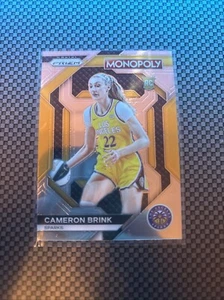 Cameron Brink 2024 Panini Prizm Monopoly Rookie Card Insert Spark #WNBA6 - Picture 1 of 2
