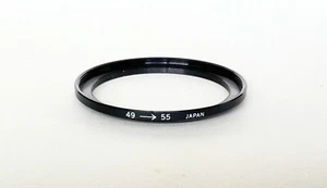 Metal step-up ring - 49mm to 55mm - Made in Japan - Picture 1 of 4