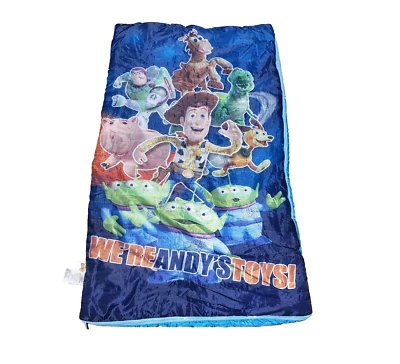 Saco de dormir para niños Disney Pixar Toy Story 'We're Andys Toys' Woody Buzz & Friends Foto 1 de 4