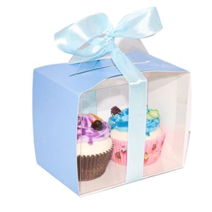 Cupcake Gift Boxes Wedding Birthday Cupcake Boxes - Picture 1 of 2