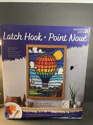 Kit de hilo de alfombra de gancho de cierre arte de ocio kit de globo aerostático aprox. "24"" X 36""" Foto 1 de 2