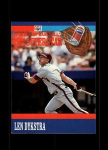 1991 Pepsi Superstars #16 Len Dykstra