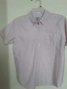WOMEN'S CABIN WRINKLE FREE  STAIN RELEASE SHORT SLEEVE TOP SHIRT BLOUSE SZ 16 - Picture 1 of 3