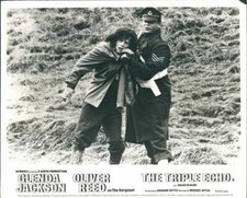THE TRIPLE ECHO ORIGINAL LOBBY CARD OLIVER REED BRIAN DEACON