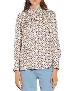 Sandro Paris Women's Shirt Size 0 / XS 100% Silk SFPCM00314 - Picture 1 of 13