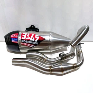 RS12 FULL SYSTEM EXHAUST PIPE RACING CARBON FIT FOR KAWASAKI KLX230L KLX230R - Picture 1 of 6