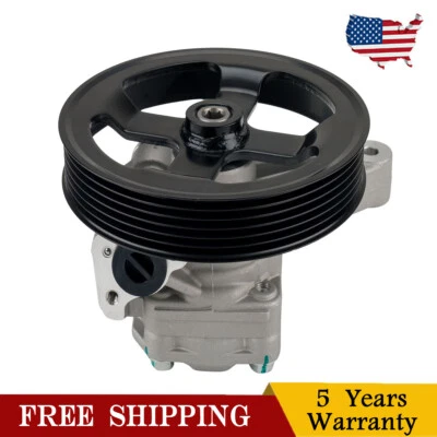 For 2005 2006 2007-2008 Acura RL 3.5L V6 21-5195 Power Steering Pump w/ Pulley  - Image 1 of 4
