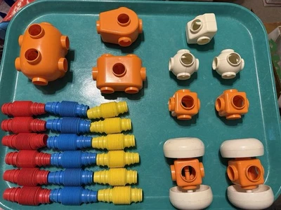 Juguete vintage Tomy POPOIDS Bendy People animales ruedas años 80 HECHO EN JAPÓN RARO Foto 1 de 4