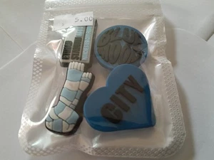 Manchester City Croc Charm Bundle Set of 4 - Picture 1 of 1