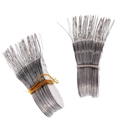 100 pezzi infila ago ad anello per artigianato cucito ago guida filo punzone - Immagine 1 di 4