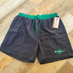 Vintage Champion Herren Badeshorts Gr.XL. NEU Grün Navy - Bild 1 von 3