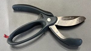 Pampered Chef Salad Chopper Double Bladed Shears Black Locking Handle - Picture 1 of 9