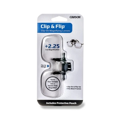 Carson Optical CF10 Clip & Flip Magnifying Glasses-