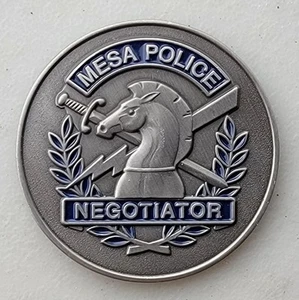 MESA POLICE NEGOTIATOR - SWAT - Challenge Coin - Picture 1 of 2