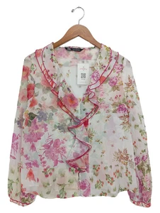 ZARA Camicetta Donna Multicolore a Fiori Bohemien (IT 40, EU 36) - Foto 1 di 3