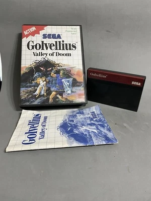 Golvellius Sega Master System W/Manual 8 Bit Retro 1988 - Immagine 1 di 2