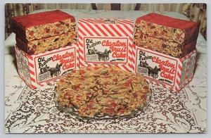 Postkarte altmodischer Claxton Obstkuchen Claxton Georgia - Bild 1 von 2