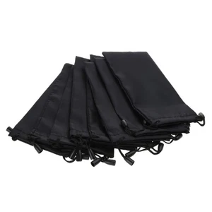 10 Pack Sunglasses Pouch with Drawstring Microfiber Soft Phone Storage Bags - Picture 1 of 8