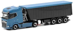 Herpa DAF XG+ Kempf tipper semitrailer blue/anthracite 1:87 /HS983 - Picture 1 of 1