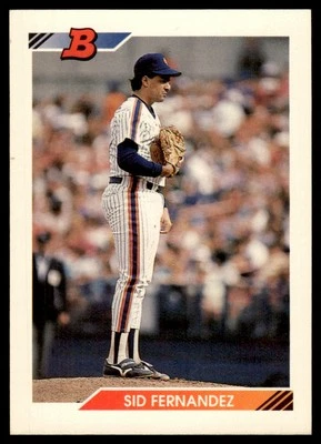 1992 Bowman Sid Fernandez New York Mets #296 - Image 1 of 2