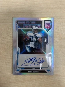 Panini Donruss Elite Back to The Future Eddie George Auto /49 - Picture 1 of 2