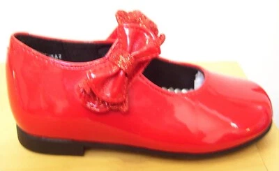 Girls Rachel Red Lil Priscila 2 Mary Jane Dress Shoes Christmas 5  - Image 1 of 4
