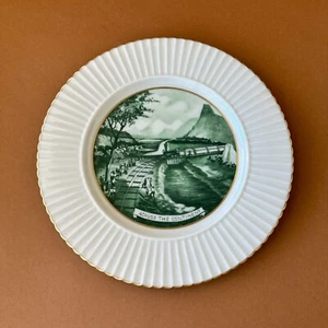 LENOX Currier & Ives 10.75" Dinner Plate "Across the Continent" Ribbed w/ Gold - Imagen 1 de 11