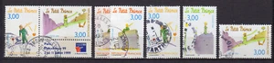 France 1998 Philexfrance99 le petit prince 7 timbres oblitérés /TE4903 - Imagen 1 de 1