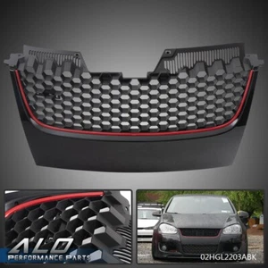 Front Bumper Upper Honeycomb Grille Fit For 2006-2009 VW GTI GLI Jetta MK5 - Picture 1 of 12