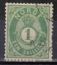 Norway Norge #16 - 1 skilling Posthorn - ARENDAL