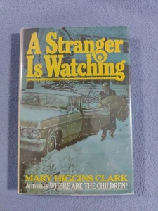 **SIGNED** A STRANGER IS WATCHING BY: MARY HIGGINS CLARK BOOK CLUB EDITION HC DJ - Picture 1 of 8