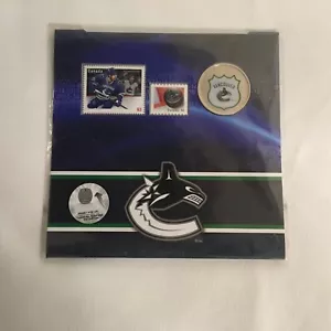 Vancouver Canucks 2014 Coin & Stamp Set Royal Canadian Mint Stocking Stuffer - Bild 1 von 2