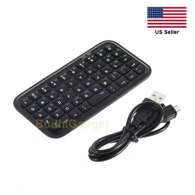 Mini Teclado Inalámbrico Bluetooth 3.0 Para PC Android TV XBox PS3 Teléfono Raspberry - Imagen 1 de 2