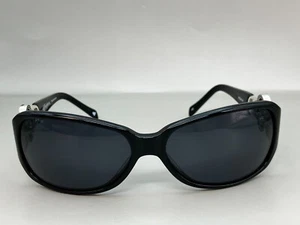 Occhiali da sole Brighton fatti a mano Rosalia Designer nero argento 61-15-125 - Foto 1 di 18