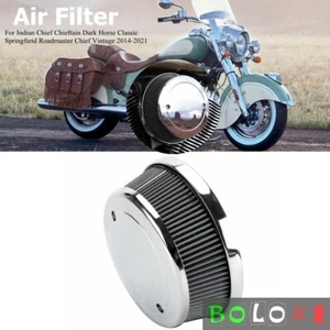 Air Filter Cleaner For Indian Chief Chieftain Roadmaster Springfield 2014-2021  - Picture 1 of 11