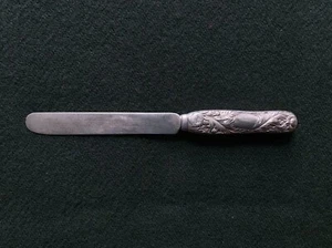 Tiffany and Co., Chrysanthemum (Sterling, 1880) Dessert/Tea Knife, NO MONO - Picture 1 of 2