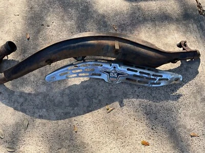 Harley-Davidson SX125 1974 AMF tubo de escape 14441-74P DGM 12907S usado Foto 1 de 4