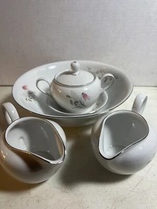 Vintage Bowl, Creamer, Sugar by Royal Duchess Bavaria Fine China - Lot of 5 - Picture 1 of 16