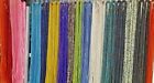 Multi-colored stretchy elastic waist beads, one size, 8pcs